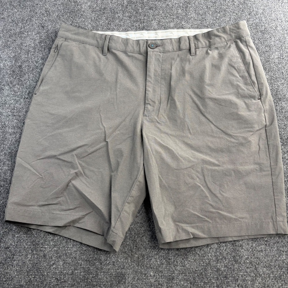 Tommy Bahama Shorts Mens 40 Gray Boracay Performance Stretch Golf Casual